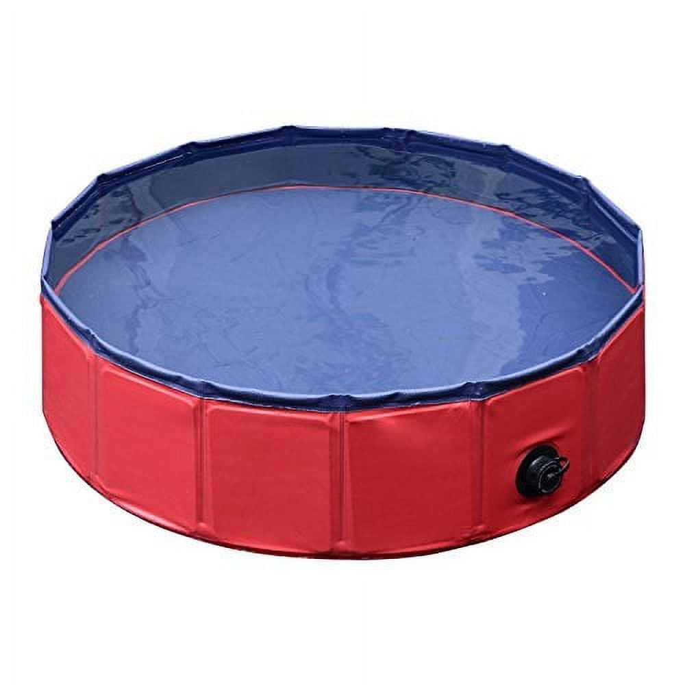 Pawhut Pet Swimming Pool Dog Bathing Tub, 12