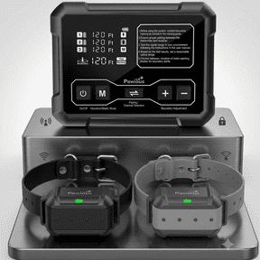 Pawious Wireless Dog Fence - 2 Dog Set, High Precision Containment System for Up to 5 Acres