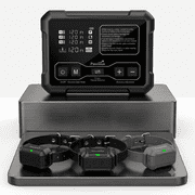 Pawious Wireless Dog Fence - 3 Dog Set, High Precision Containment System for Up to 5 Acres, Real-Time Distance Monitoring