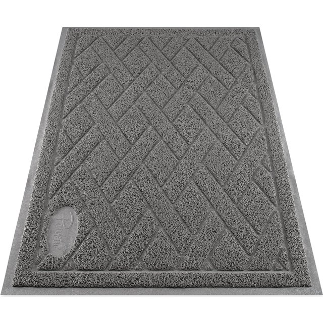 Pawkin Cat Litter Mat, Patented Design with Litter Lock Mesh, Extra