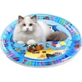 thumbnail image 1 of Pawkitty Water Mat, Upgrade Thickened Pawkitty Puncture Proof Water Sensor Play Cooling Mat for Cats Dogs (100CM), 1 of 7
