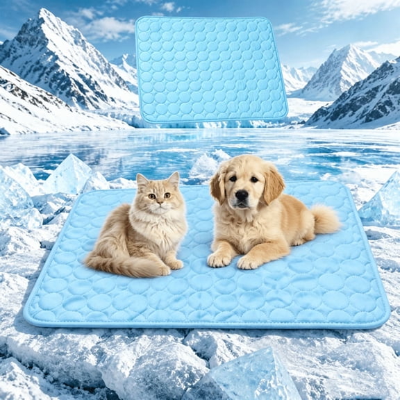 Pawlabs Cooling Mat, Paw Lab Cooling Mat for Dogs, Washable, Portable Self Cooling Pet Mat Pad for Summer