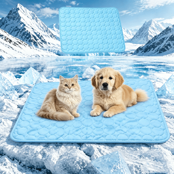 Pawlabs Cooling Mat, Paw Lab Cooling Mat for Dogs, Washable, Portable Self Cooling Pet Mat Pad for Summer