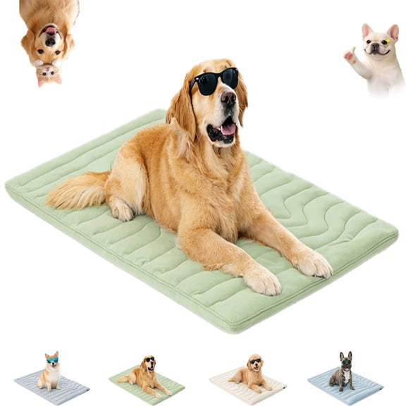 Pawlabs Cooling Mat, Pawlabs Cooling Mat for Dogs, Contact-Cooling Design—soft and Durable, Multi-layered Structure and Easy to Maintain, Machine-Washable and Portable, Suitable for Dogs