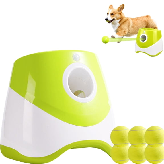 Pawlaunch Dog Toy, Paw Launch Dog Toy, Three-Level Adjustment with Top-Mounted Funnel-Style Loading Design, Dual-Motor Power Combined with a Low-Noise Design, Suitable for Dogs to Play With