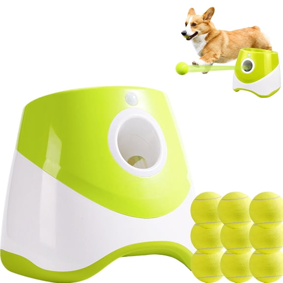 Pawlaunch Dog Toy, Paw Launch Dog Toy, Three-Level Adjustment with Top-Mounted Funnel-Style Loading Design, Dual-Motor Power Combined with a Low-Noise Design, Suitable for Dogs to Play With