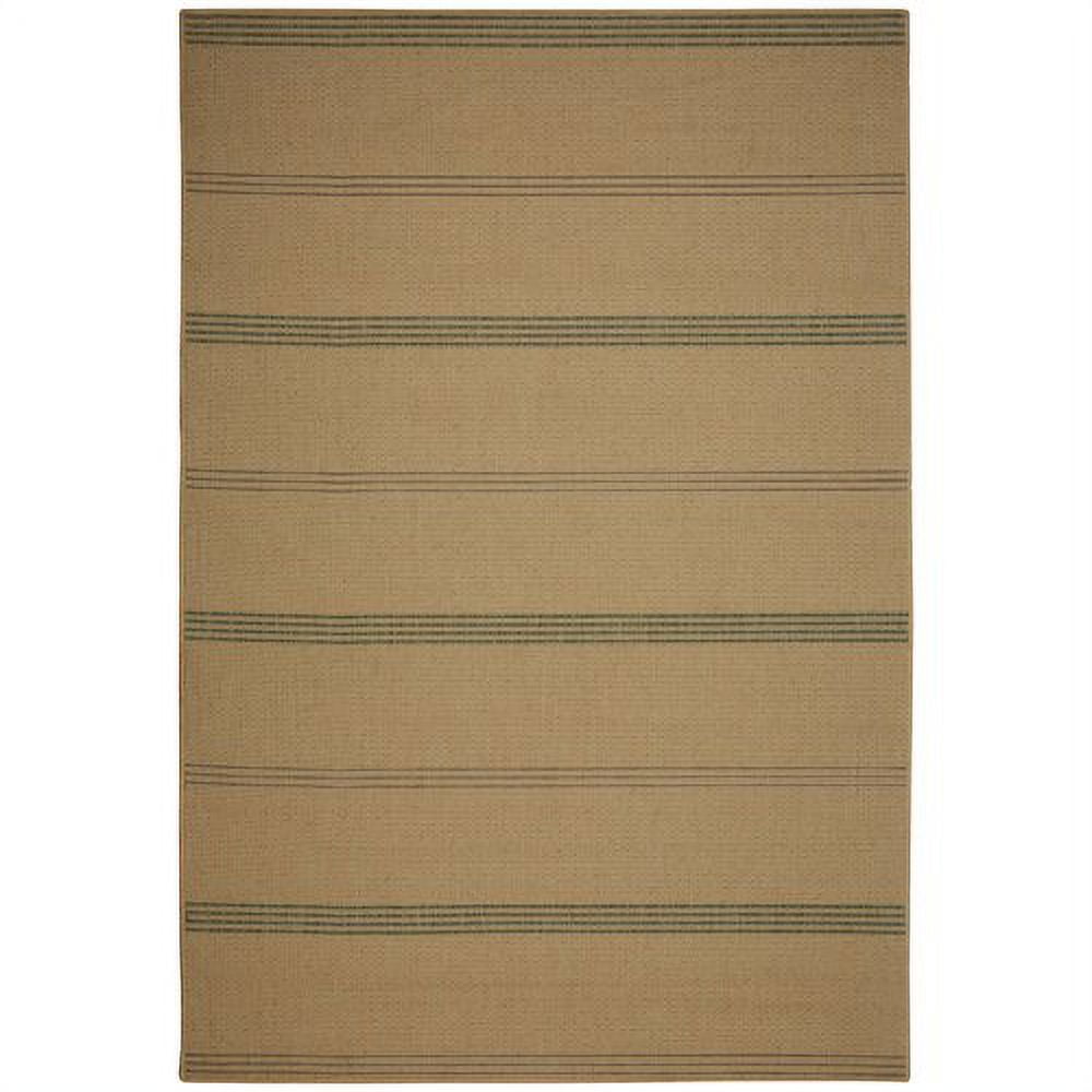 Pawleys Island Inlet Natural Stripe Indoor/Outdoor Area Rug