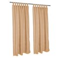 thumbnail image 1 of Pawleys Island Solid Semi-Sheer Tap Top Single Curtain Panel, 1 of 6