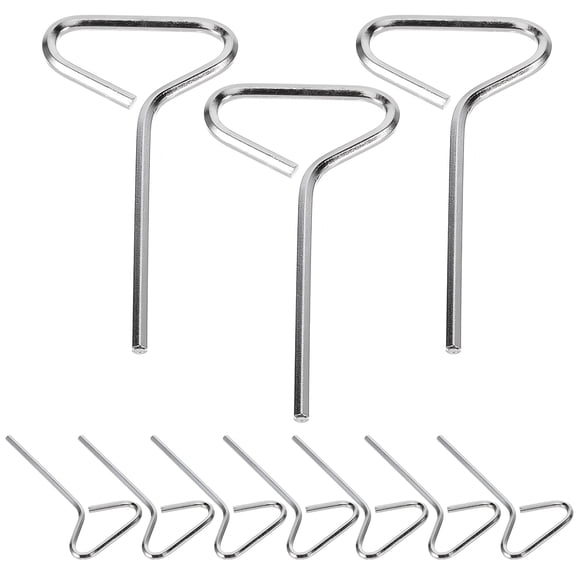 Pawlora 2026 New 10Pcs Key Allen Wrench Set for Home Use Made of Steel with Silver Color for Furniture,Bicycles,Electronics,Appliances,Diy,Repairs