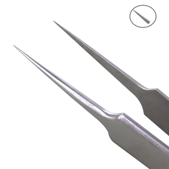 Pawlora 2026 New Professional 6.5 Inch Stainless Steel Ultra Fine Thin Tip Tweezers for Weeding,Splinter Removal,Cellphone Repair,Micro Soldering,Crafting,Facial Hair Removal and More