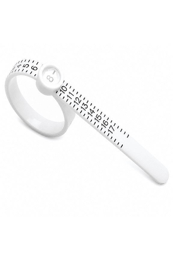 2026 New Ring Sizer with Enlarged Window Reusable Ring Measuring Tool Measure Finger Size Accurately for Rings,Jewelry,Crafts,Home Use 1-17 Us Ring Size