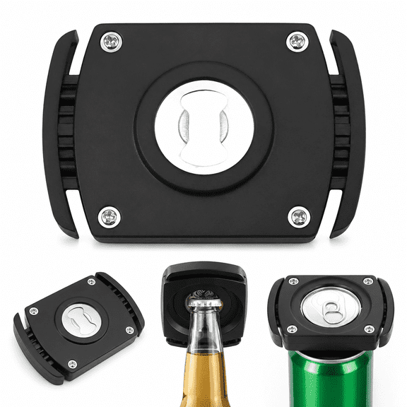 Pawlora 2026 New Soft Edge Soda Can Opener,Can Top Remover,Drop Top Can Opener,Can Cutter Top Remover,Soda Can Opener Tool (Black)