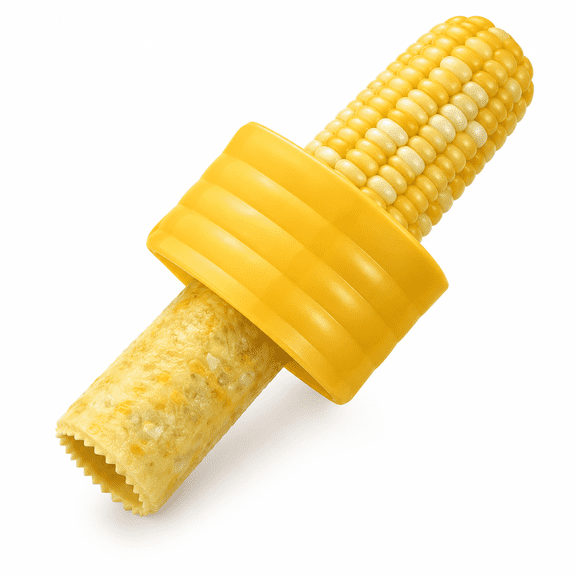 Pawlora Manual Corn Stripper Stainless Steel Corn Remover Handheld Corn Husker Tool for Kitchen Quick Corn Peeling and Separation