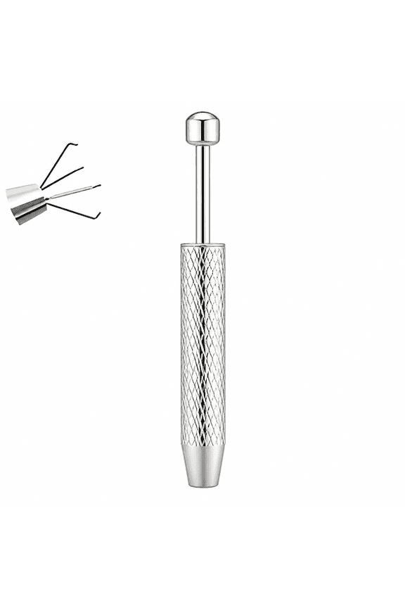 Piercing Taper Ball Grabber Tool for Changing Jewelry 14G 16G 18G 20G Stainless Steel Flat Back Earrings Applicator Tool Threadless Insertion Pin Thread Body Piercing Kit for Ear Nose Lip