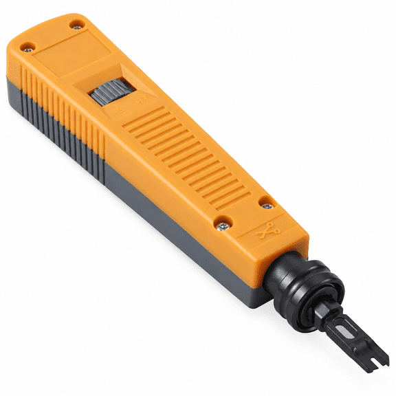 Pawlora Punch Down Impact Tool Kit with 110 Blade Type for Ethernet Punch Down Block Keystone Jack&Network Wire Cable Repair,Network Wire Cable Repair