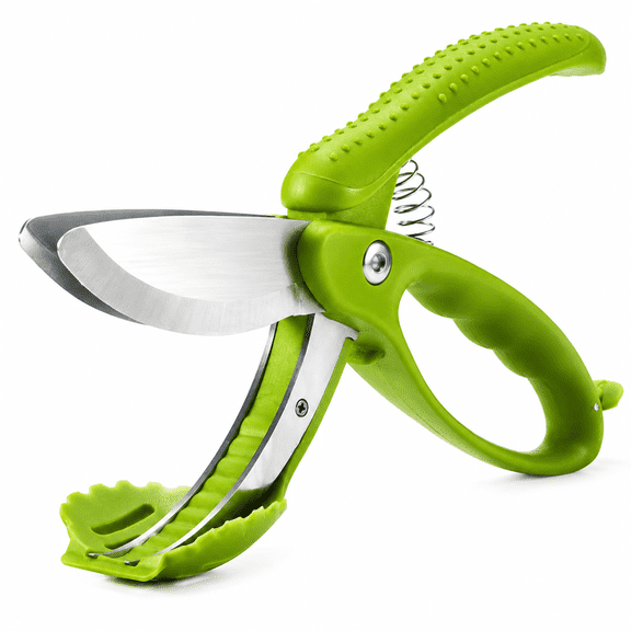 Pawlora Salad Scissors with Double Blades,Lettuce Chopper for Chopped Salad,Green