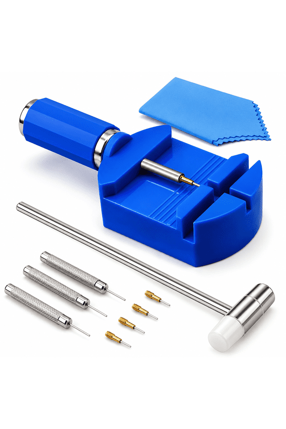 Watch Link Removal Kit,Watch Band Strap Chain Pin Remover Repair Tool Kit for Watch Band Strap Adjustment,Bracelet Sizing and Watch Resizing Adjuster