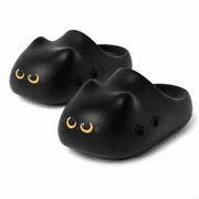 Pawly Prints Shoes, Cat Paw Print Shoe for Women Men, Cat Paws Slippers, Easy Clean Toe Cap, Ultra-Thick Height Increase Cat Slipper