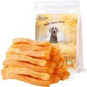 Pawmate Sweet Potato Dog Treats,  Promote Digestion Soft Chews for All Dogs, 30 ct Packet