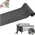thumbnail image 1 of Self-Adhesive Cat Scratch Protector Carpet - Cut-to-Fit, DIY Customizable Protector for Furniture, Walls, Shelves & Couches (Dark Gray,11.8”*39.4”), 1 of 9