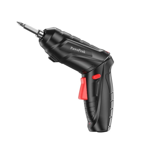 PawoPeak Power-operated screwdrivers, 3.7V Cordless Screwdriver, Electric Screwdriver Set with 14 Bits, Digital Screen, Li-ion 2000mAh, 1/4''Hex