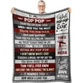 thumbnail image 1 of Pawpaw Gifts, Best Gifts for Pawpaw, Birthday Gifts for Pawpaw, Papaw Gifts from Grandkids Grandchildren, Paw Paw Gifts for Grandpa, Pawpaw Christmas Throw Blanket Gifts 60"x50", 1 of 5