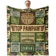 thumbnail image 1 of Pawpaw Gifts from Grandkids, Pawpaw Gifts from Granddaughter Grandson, Pawpaw Blanket 60"x 50", Birthday Gifts for Pawpaw, Best Pawpaw Fathers Day/Christmas/Anniversary, Pawpaw Gifts for Grandpa, 1 of 6