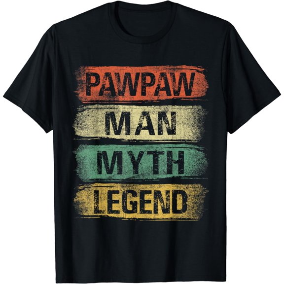 Pawpaw Man Myth Legend Father's Day Vintage Pawpaw T-Shirt