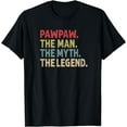 thumbnail image 1 of Pawpaw the Man the Myth the Legend Funny Gift for Grandpa T-Shirt, 1 of 3