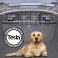 thumbnail image 1 of Pawple Dog Car Barrier Compatible with Tesla Model Y, Adjustable Large Pet Divider - Universal Fit, 1 of 9