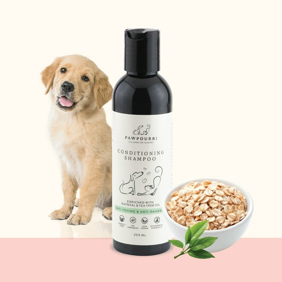 Pawpourri Conditioning Shampoo for Dogs, Puppies & Cats - 6.7 fl oz with Tea Tree Oil & Oatmeal