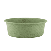 Premium Anti-Skid Stainless Steel Dog Bowl, Easy to Clean Pet Feeder by Pawpourri, 32.1 fl oz, Green