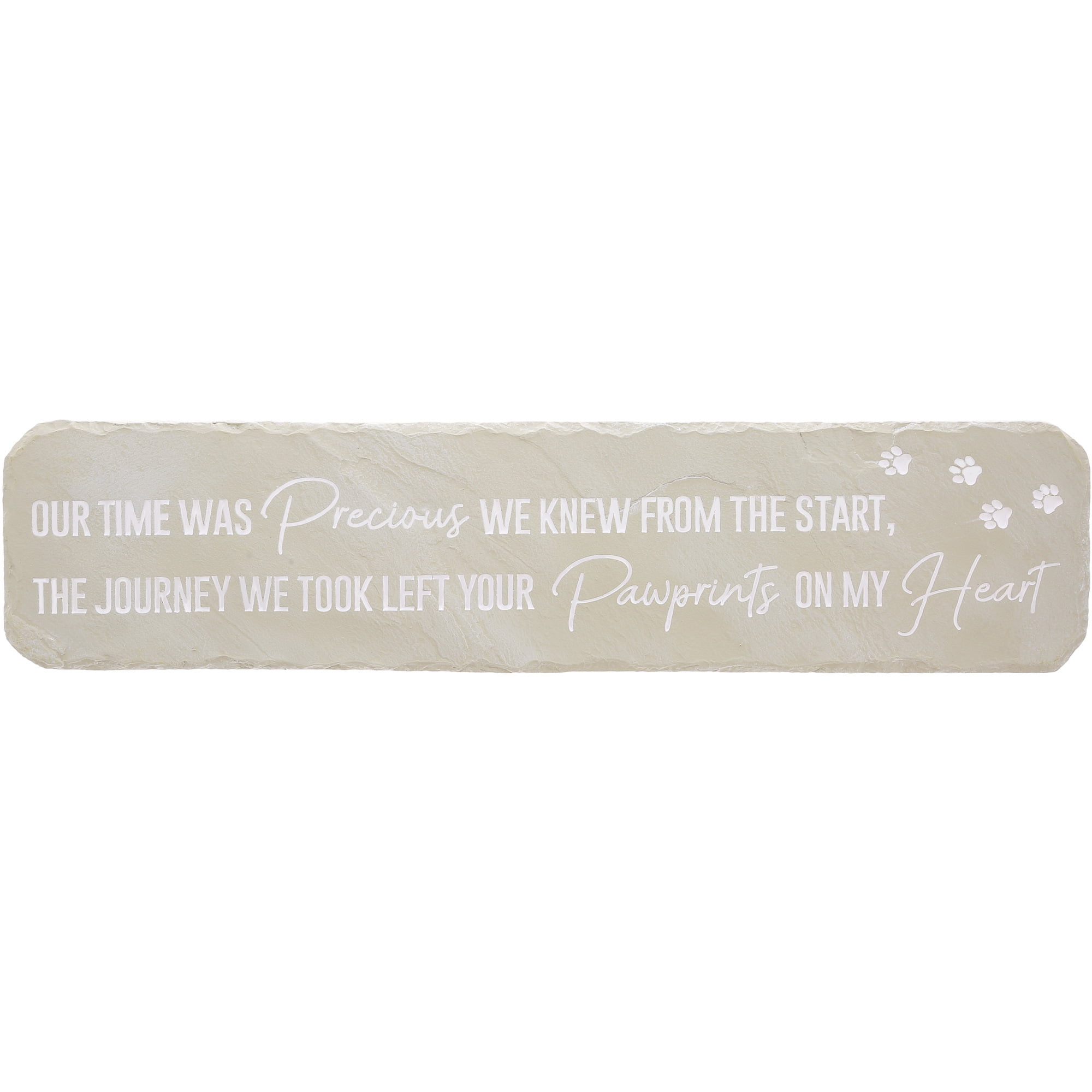 Pawprints - 16" x 3.75" Garden Stone