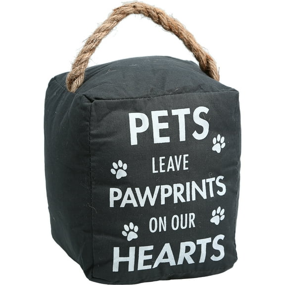 Pavilion Gift Company - Pawprints - 5" x 6" Door Stopper