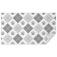 thumbnail image 1 of Pawprints Argyle Rectangle Tablecloth 60"x102",Waterproof Polyester Rectangle Table Cloth, Wipeable Spillproof Polyester Tablecloth for Dining, Camping, Indoor and Outdoor, 1 of 6