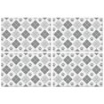 thumbnail image 1 of Pawprints Argyle Summer Placemats Table Placemats Set Of 4-Linen Kitchen Washable Placemats Table Mats 12x18 Inch Non-Slip Heat Resistant, 1 of 5