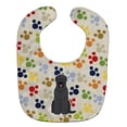 thumbnail image 1 of Pawprints Black Russian Terrier Baby Bib, 1 of 3