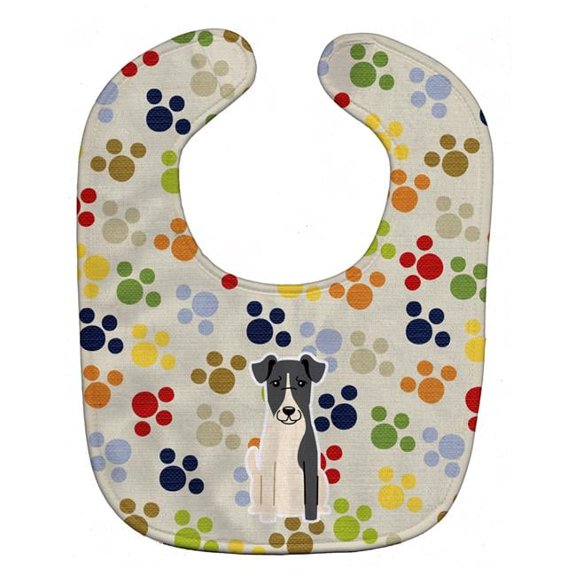 Pawprints Smooth Fox Terrier Baby Bib