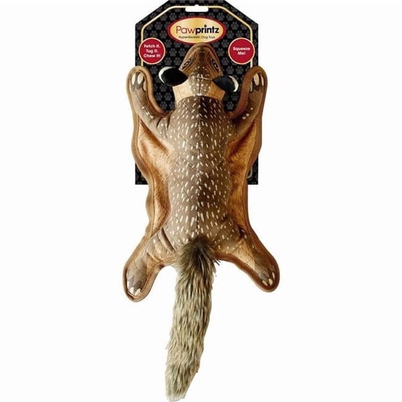 Pawprintz 1269 Squirrel Plush Dog Toy