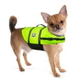 thumbnail image 1 of Paws Aboard 1100 Dog Life Jacket, Neon Yellow - XX-Small, 1 of 3
