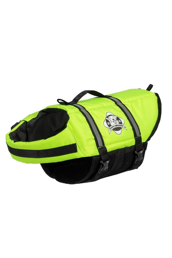 Dog Life Jacket - Keep Your Canine Safe with a Nylon Life Vest for All Sizes - From XX-Small to X-Large Designer Life Jackets - Perfect for Swimming and Boating - Neon Yellow, X-Small
