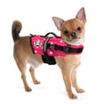thumbnail image 1 of Paws Aboard Dog Life Jacket - Nylon Life Vest - Designer Life Jackets - Pink & White Polka Dot, XX-Small, 1 of 7