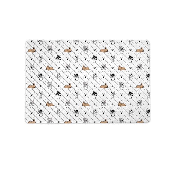 Paws And Dogs Mat Rectangle -Image by Shutterstock,