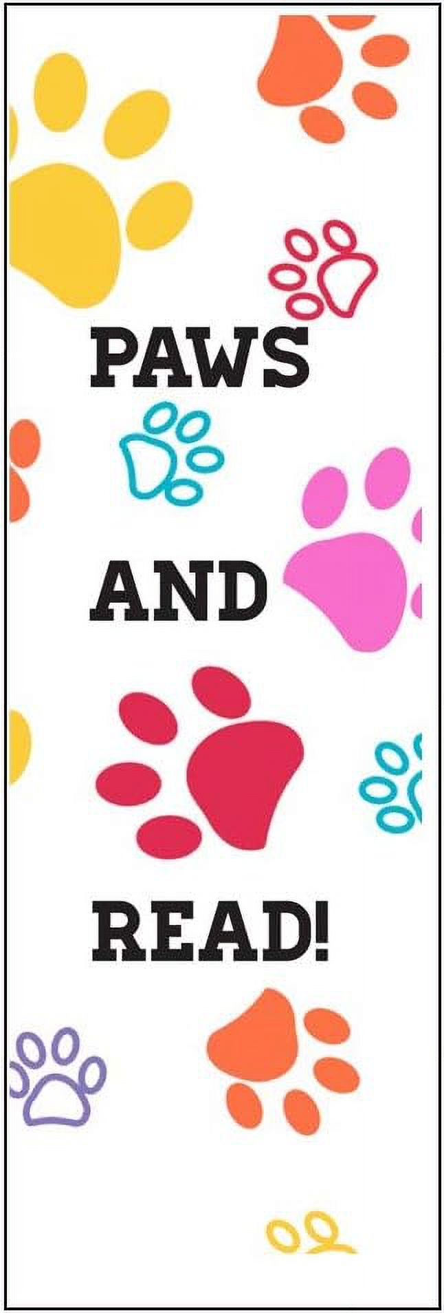 Paws And Read Encourage Reading Bookmarks For Kids Students Teachers