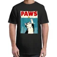 thumbnail image 1 of Paws Cat Novelty Graphic Men Women Funny Cat T-Shirt Hot Unisex S-4XL, 1 of 2