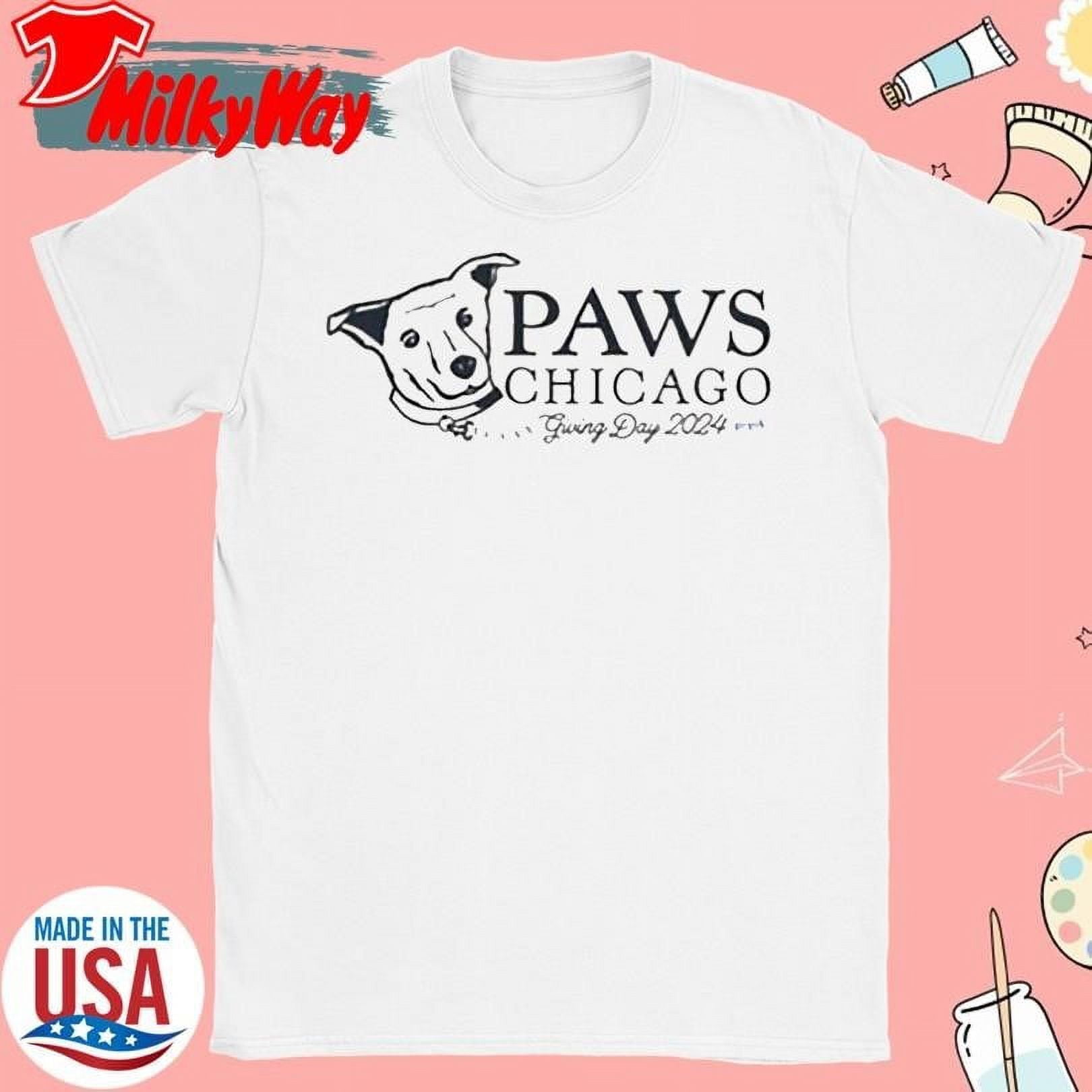 Paws Chicago Giving Day 2024 Tshirt