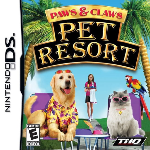 Restored Paws & Claws: Pet Resort, by THQ for Nintendo DS & DSi, Video Game, Everyone