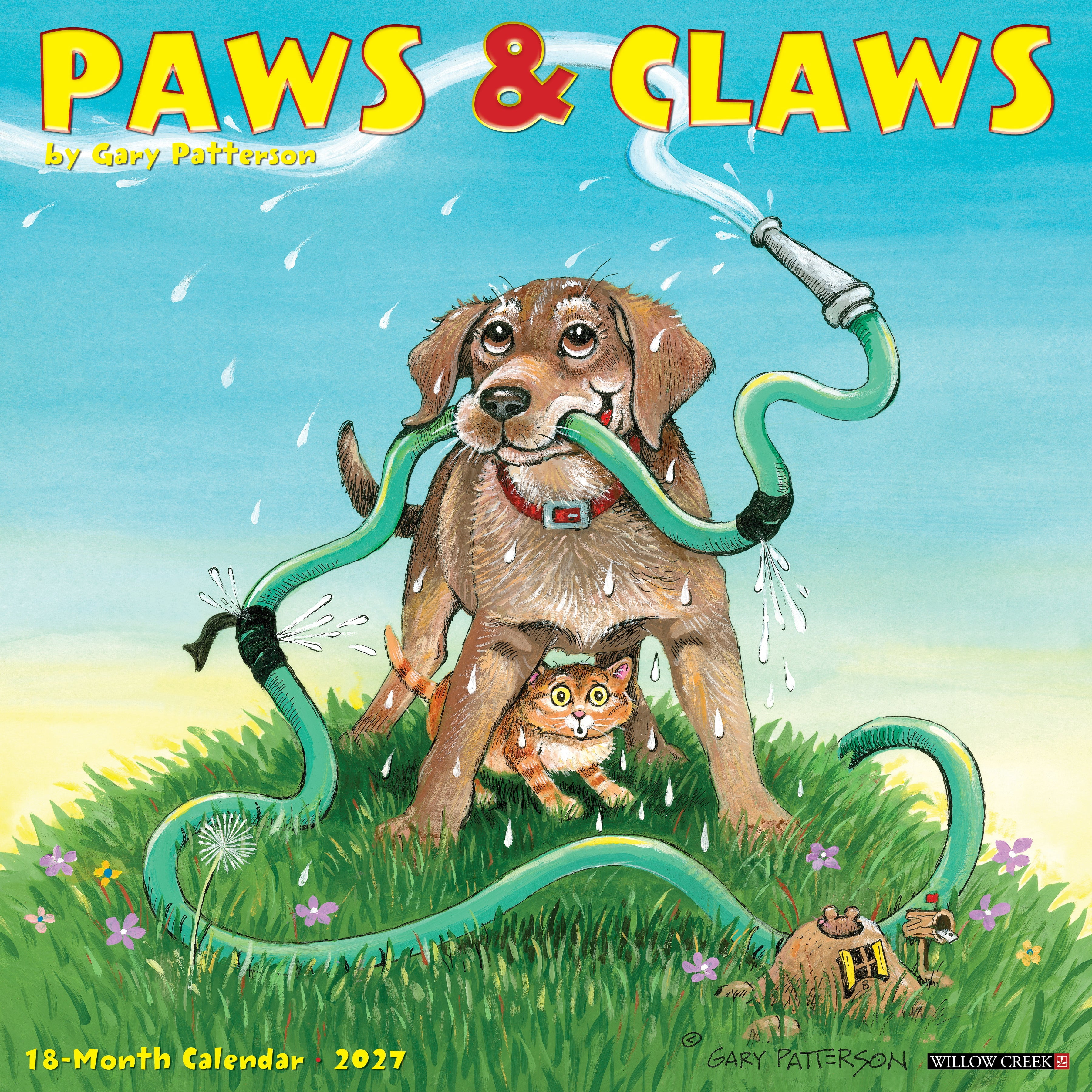 Willow Creek Press, Paws & Claws by Gary Patterson 2027 Wall Calendar