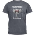 thumbnail image 1 of Paws Elephant Your Opinion is Irrelephant  Adult T-Shirt - 4X-Large, 1 of 1