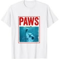 thumbnail image 1 of Paws Funny Cat Kitten Porody Cute Softstyle Unisex T-Shirt,White Color,Size YS, 1 of 5